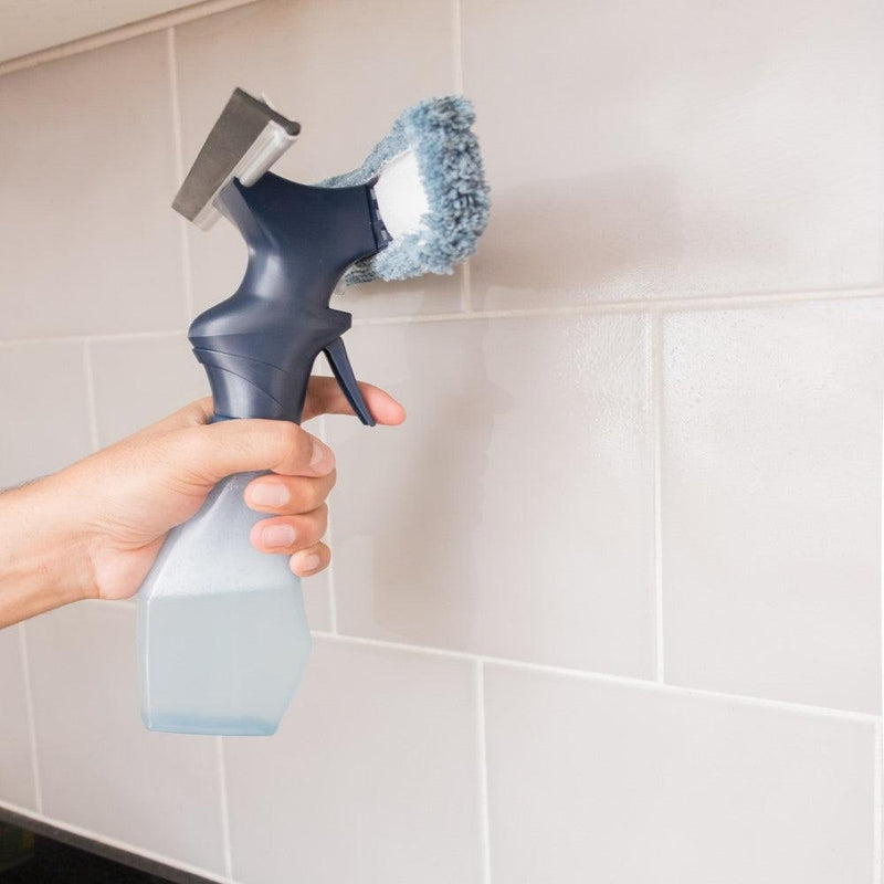 Limpa Vidros 3 em 1 c/ Spray e Rodo -  Vitrella