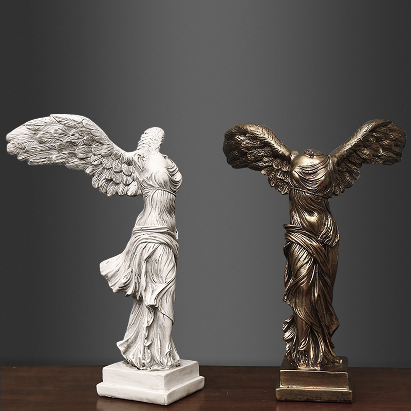 Escultura Nórdica Vitória Alada -  Vitrella