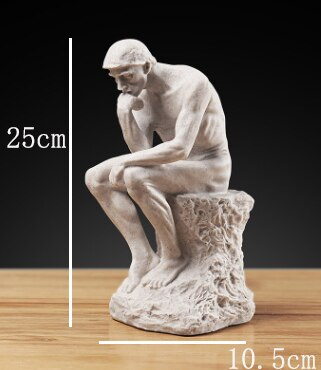 Escultura "O Pensador" -  Vitrella