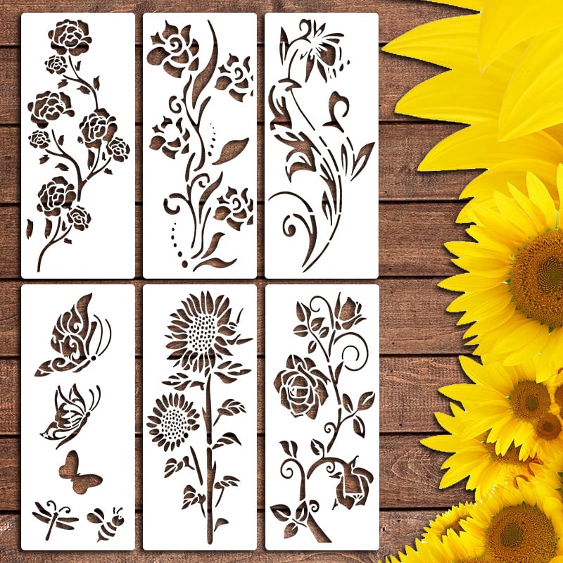 MoldArte Floral - Kit de Pintura Diy