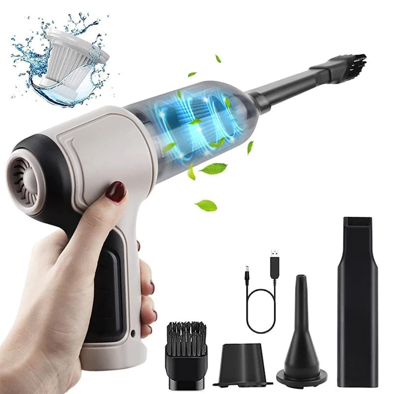Aspirador de Pó Portátil Multifuncional sem Fio - 4 em 1 - Vitrella