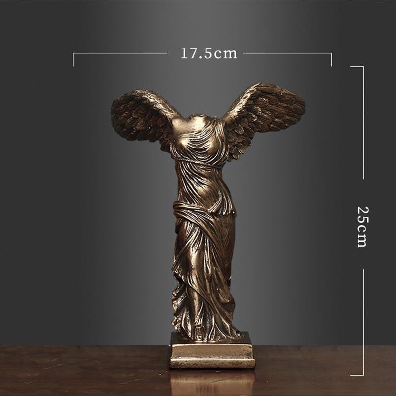 Escultura Nórdica Vitória Alada -  Vitrella
