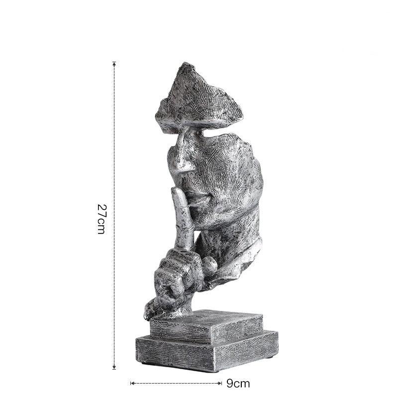 Escultura "Silêncio Vale Ouro" -  Vitrella
