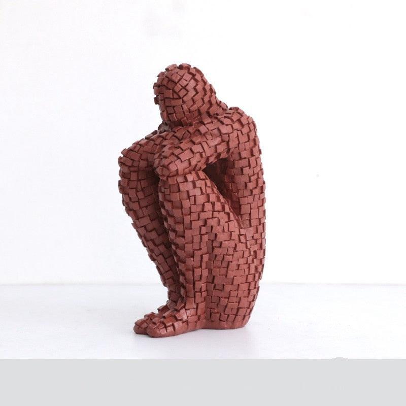 Escultura Homem Pensador - Vitrella