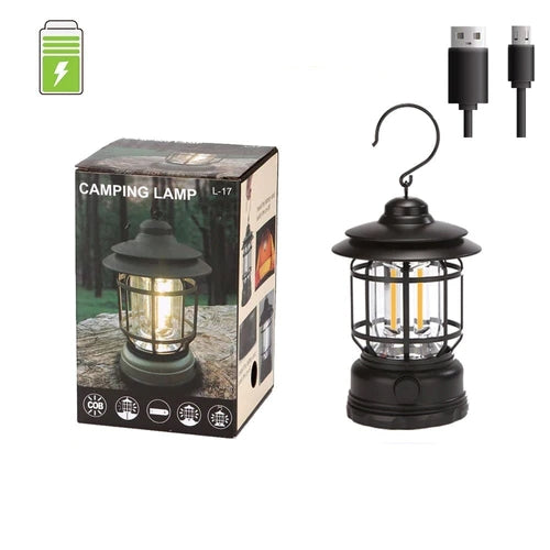 Lamparina Portátil Elétrica com Iluminação 360° - Vitrella