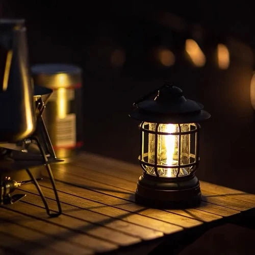 Lamparina Portátil Elétrica com Iluminação 360° - Vitrella