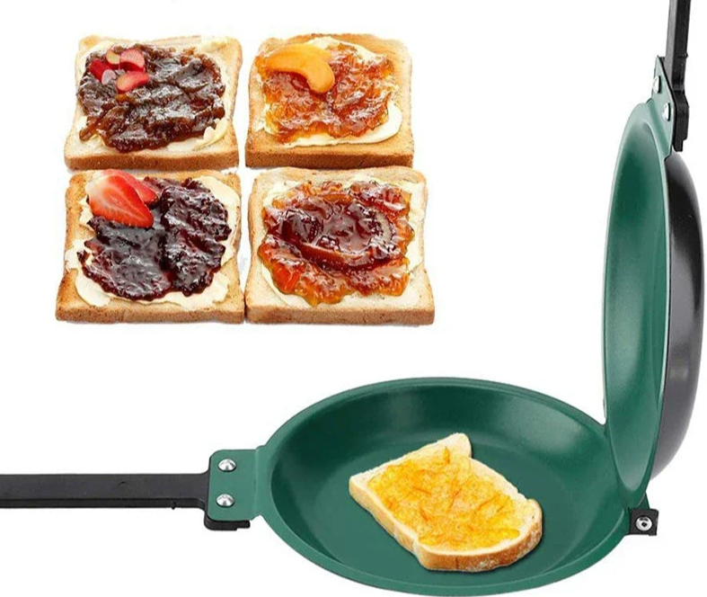 Frigideira Dupla Flip&amp;Fácil - Praticidade na sua Cozinha!