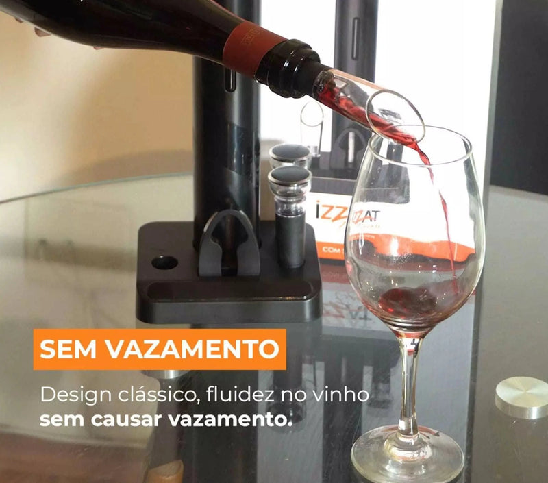 *****Abridor de Vinho Elétrico vitrella™ ORIGINAL + 3 Brindes Grátis