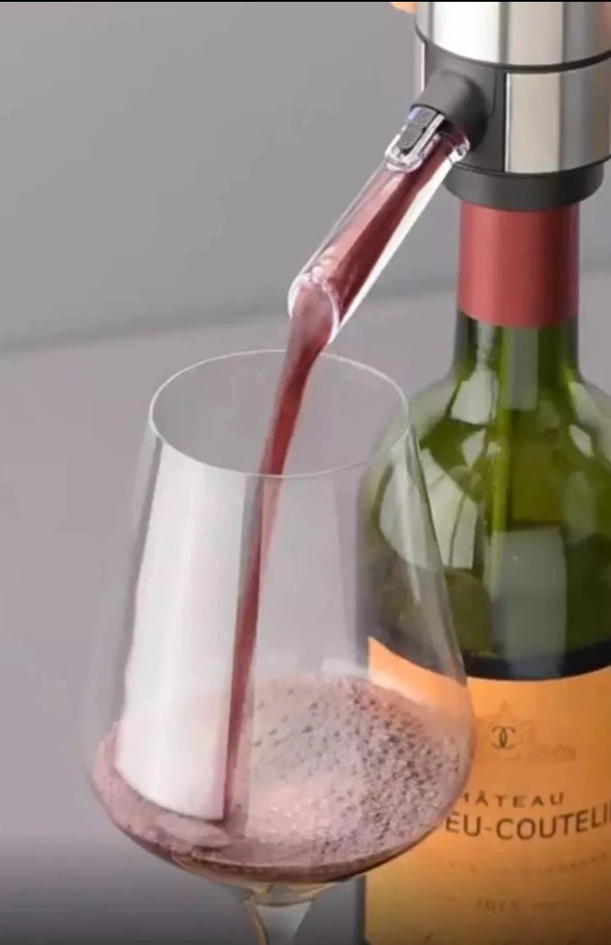 Aerador de Vinho Elétrico Vitrella™ + 1 Brinde Grátis