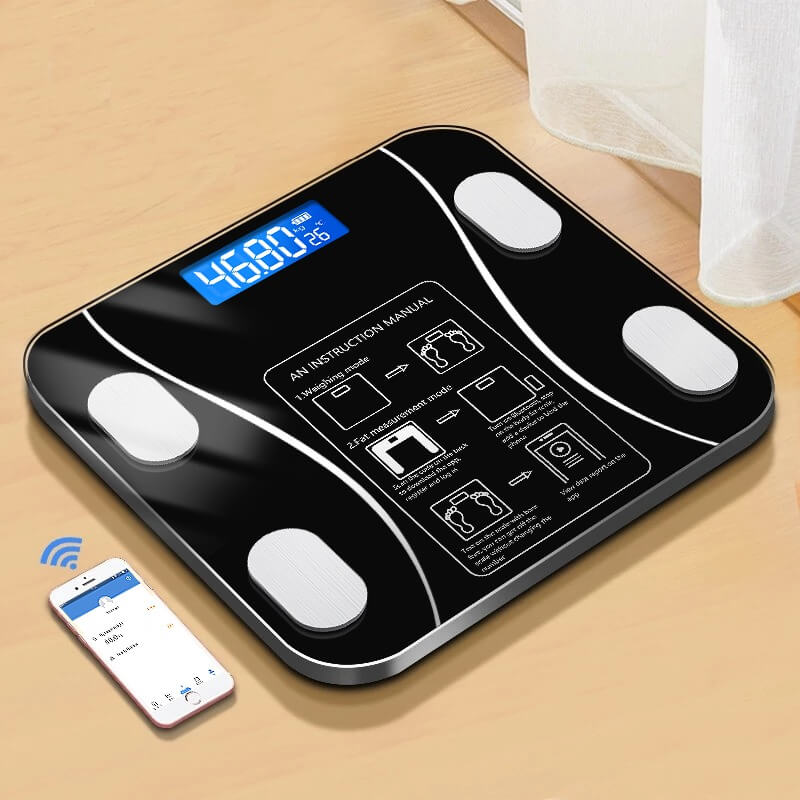 Balança Digital Bluetooth c/ APP de Dados Corporais -  Vitrella