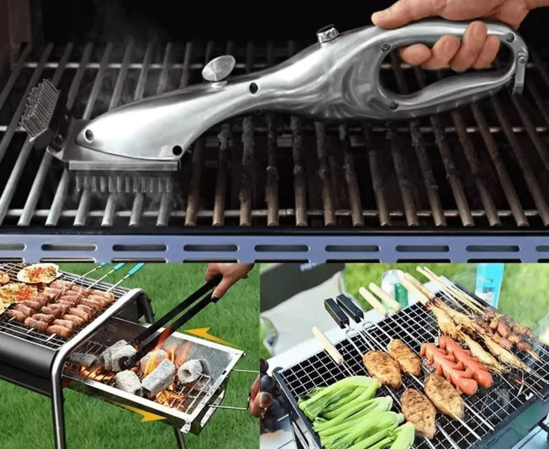 Brush Grill Vitrella™ - Escova de Limpeza a Vapor Para Churrasqueira