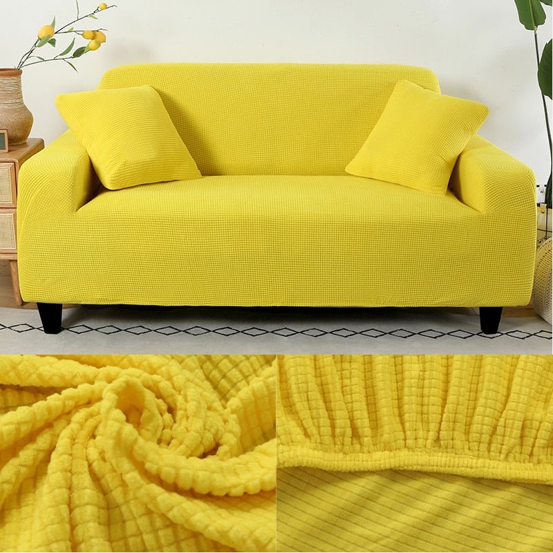 Capa de Sofá Vibrante com Tecido Jacquard -  Vitrella