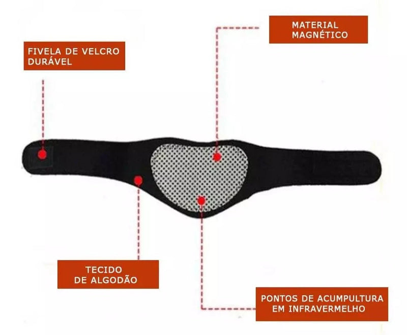 Cinta Mágnetica Anti Dores No Pescoço  Vitrella™