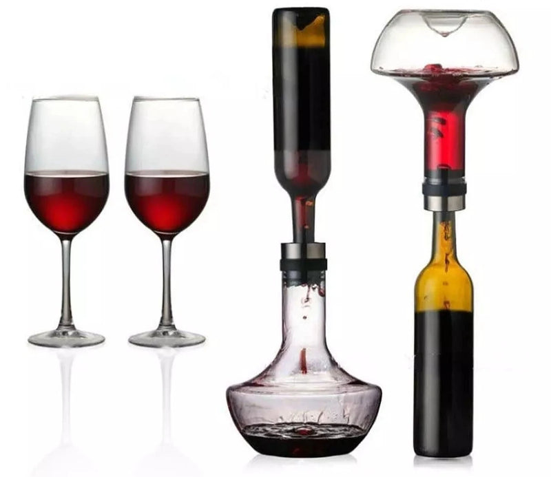 Decantador De Vinho Sofisticado 3 em 1
