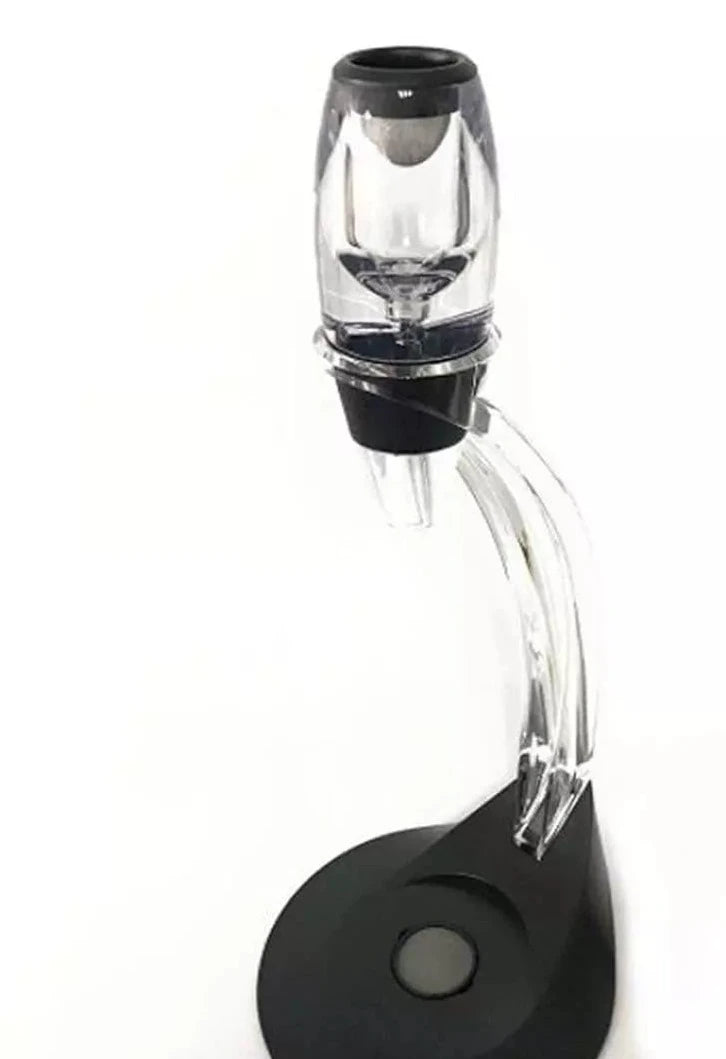Dispensador e Aerador De Vinho Mágico Vitrella™ - Aerador + Base + Suporte + Filtro