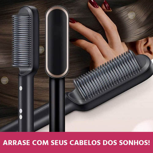 Vit Hair - Escova Alisadora De Cabelos  5 Em 1