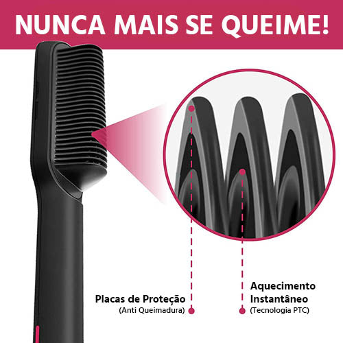 Vit Hair - Escova Alisadora De Cabelos  5 Em 1