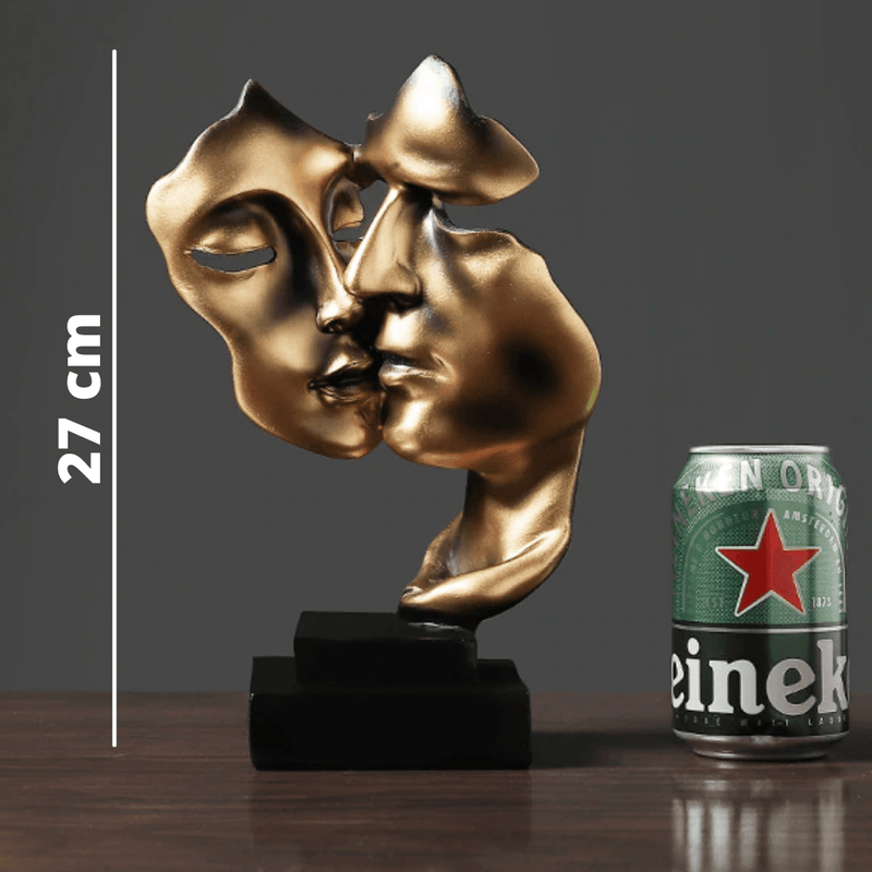 Escultura "O Beijo de Ouro" -  Vitrella