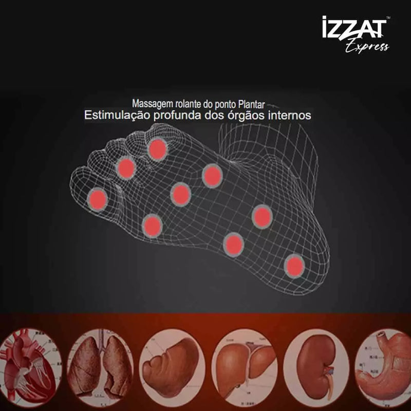 Massageador RelaxFoot - Reduz Dores e Inchaços
