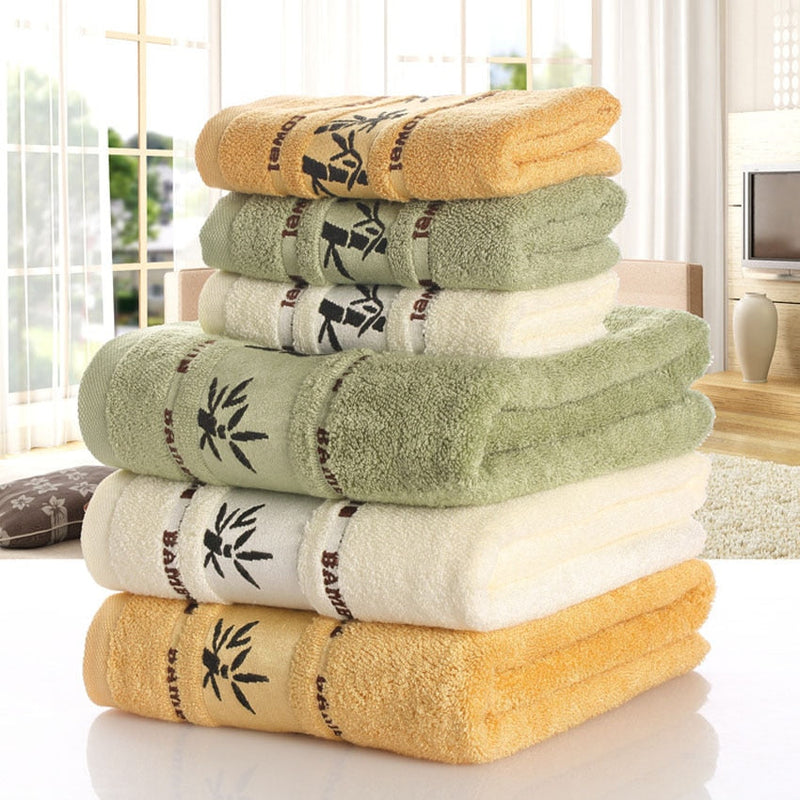 Kit Toalhas 100% Fibra De Bambu 3 Peças -  Vitrella