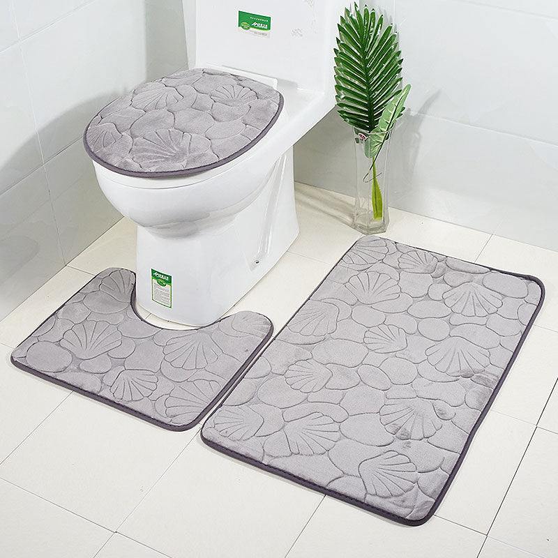 Kit Tapetes Para Banheiro e Lavabo 3 Peças -  Vitrella
