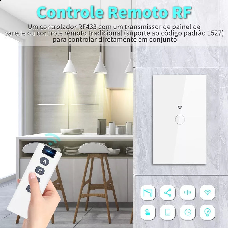 Interruptor Wi-Fi Inteligente Smart™  Compatível com Alexa -  Vitrella