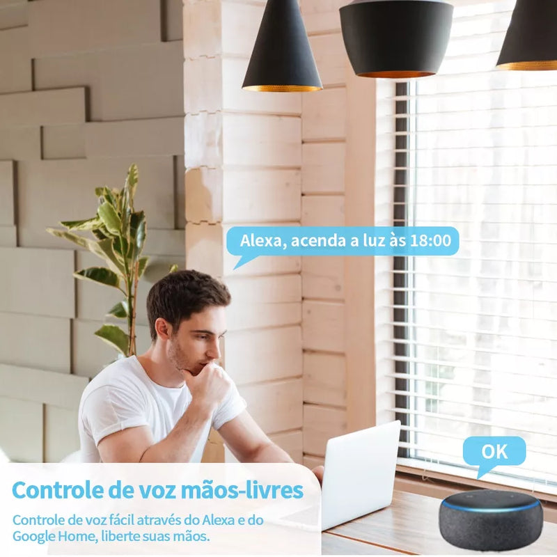 Interruptor Wi-Fi Inteligente Smart™  Compatível com Alexa -  Vitrella
