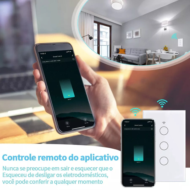 Interruptor Wi-Fi Inteligente Smart™  Compatível com Alexa -  Vitrella